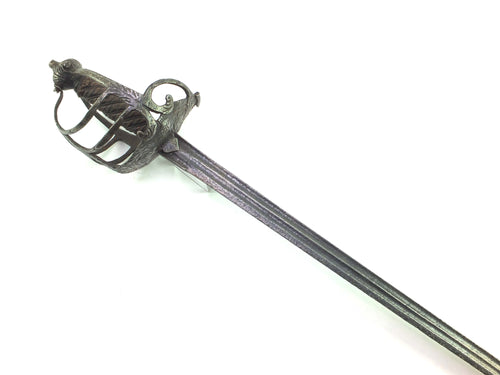 English Mortuary Hilted Backsword marked Andrea Ferara. SN 8743