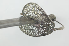 Load image into Gallery viewer, Officers Silver Hilted Small Sword by William Kinman, very fine. SN 8884
