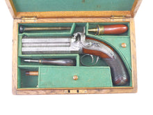 Load image into Gallery viewer, Irish Over and Under Percussion Pistol by Trulock. SN 8708
