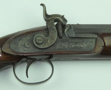 Load image into Gallery viewer, A Surrey Yeomanry Presentation Percussion Cavalry Officer’s Pistol by Gameson. SN 8591
