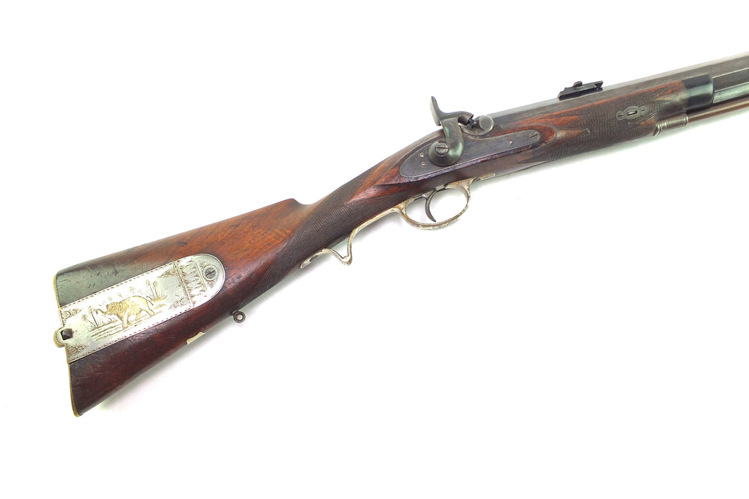 Percussion Elephant Rifle 4 Bore, rare. SN 8952 – West Street Antiques
