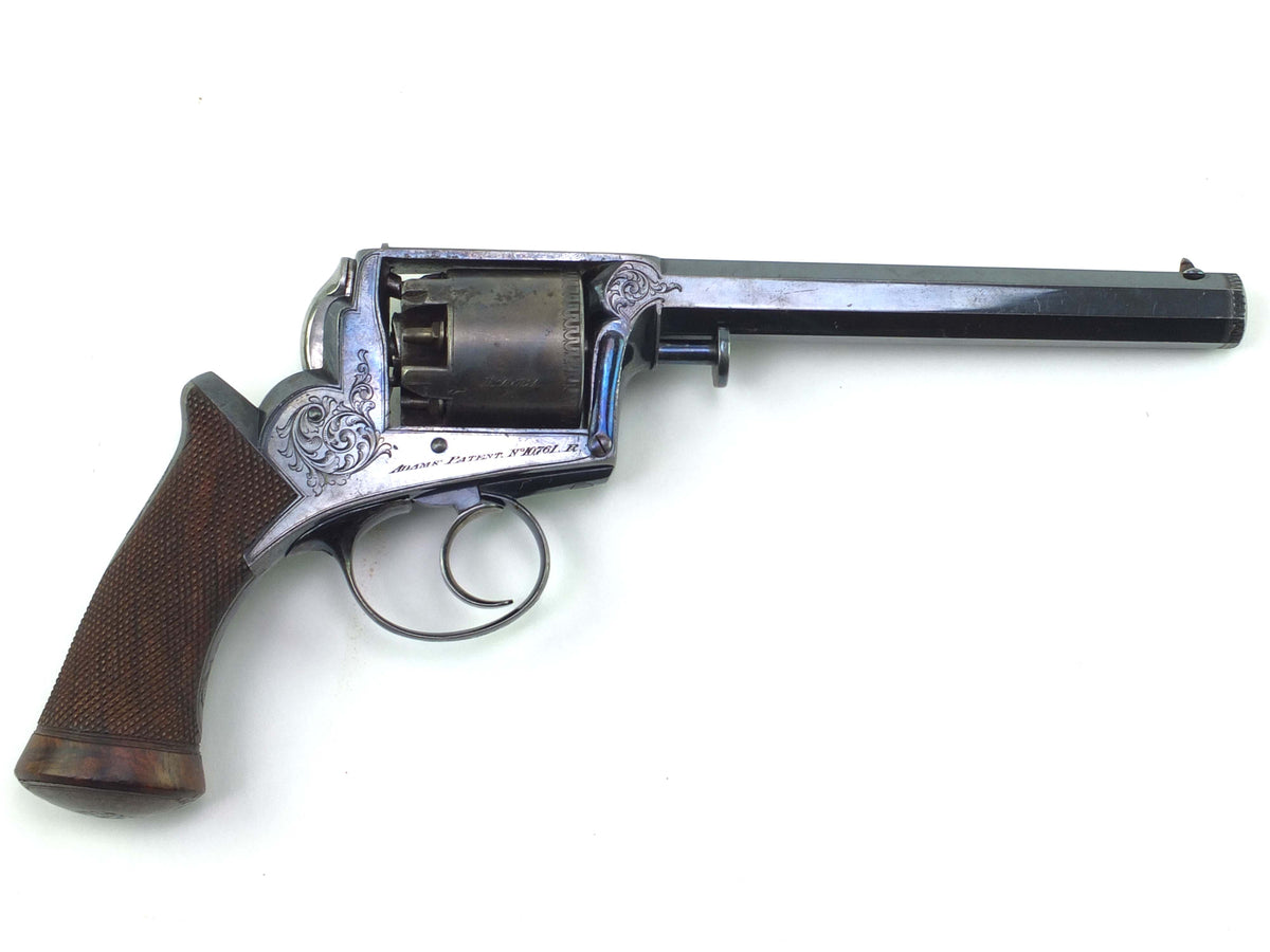A Fine 54 Bore Cased Adams 1851 Revolver. SN 8697 – West Street Antiques