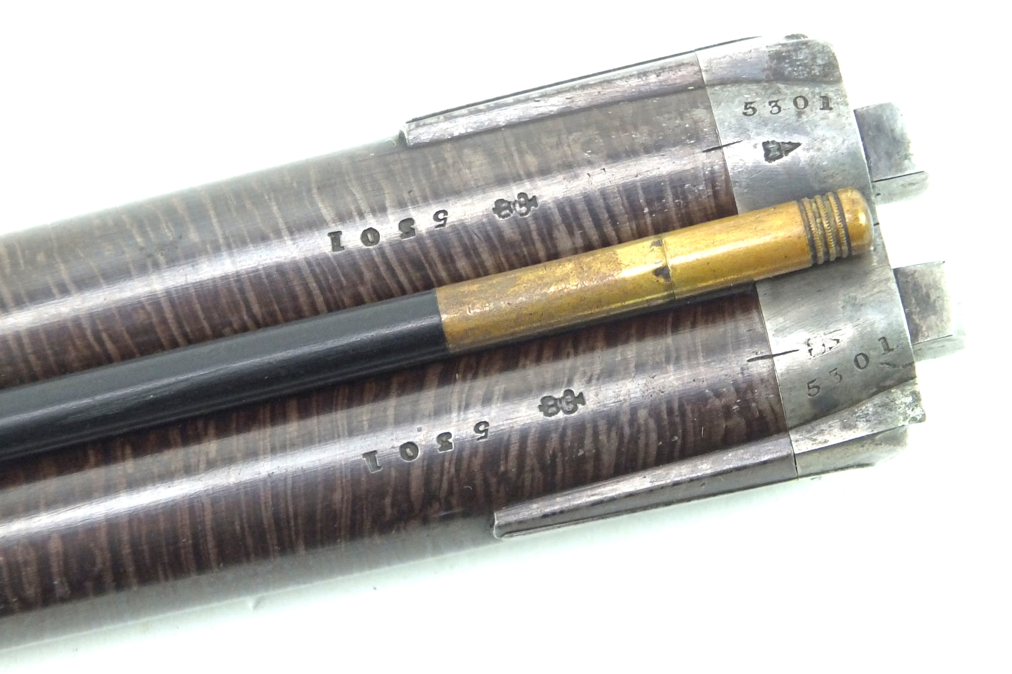 Double Barrel Percussion Sporting Gun by John Probin, fine, cased. SN ...