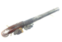 Load image into Gallery viewer, Flintlock Queen Anne Pistols by Griffin and Tow of London, a very fine cased pair. SN 8751
