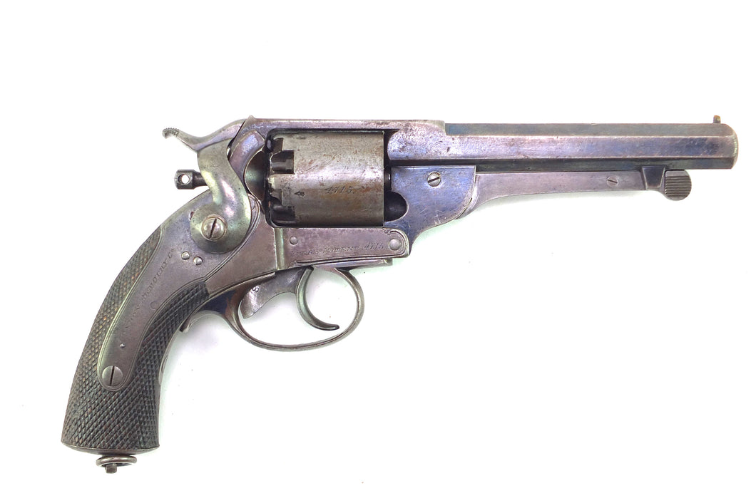 Confederate Kerr Patent 54 Bore Single Action Revolver. SN 8824