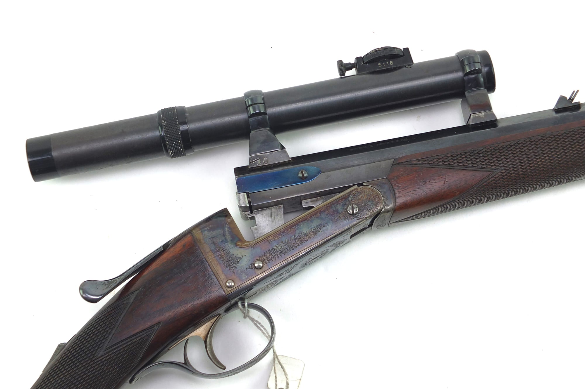 Rook Rifle by William Evans, Cased .297/.250. SN 8926 – West Street ...