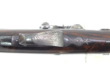 Load image into Gallery viewer, Saw Handled Percussion Duelling Pistols by W. &amp; J. Rigby, very fine cased pair. SN 8896
