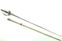 Load image into Gallery viewer, Small Sword English Cut Steel Hilt made at Woodstock, very fine &amp; rare. SN 8976
