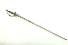 Load image into Gallery viewer, Small Sword English Cut Steel Hilt made at Woodstock, very fine &amp; rare. SN 8976
