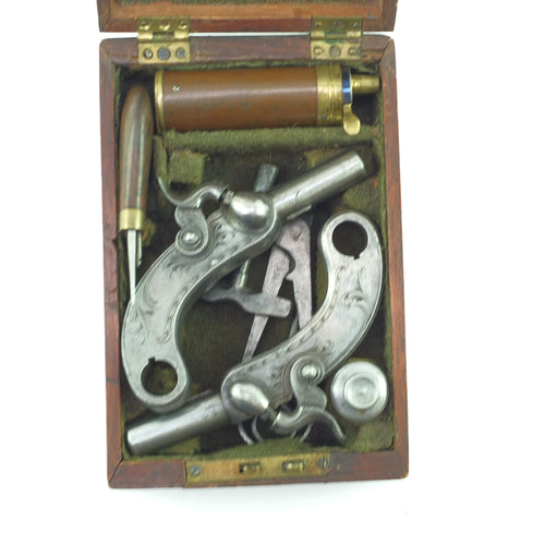 All Steel Percussion Pocket Pistols by Rigby. SN 8709