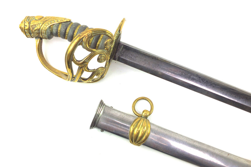 2nd Life Guards Officers Continental Hilt Sword 1834 Pattern, rare. SN 8888