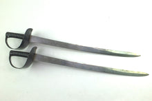 Load image into Gallery viewer, Naval Cutlasses, a Brace of 1887 Pattern. SN 9016
