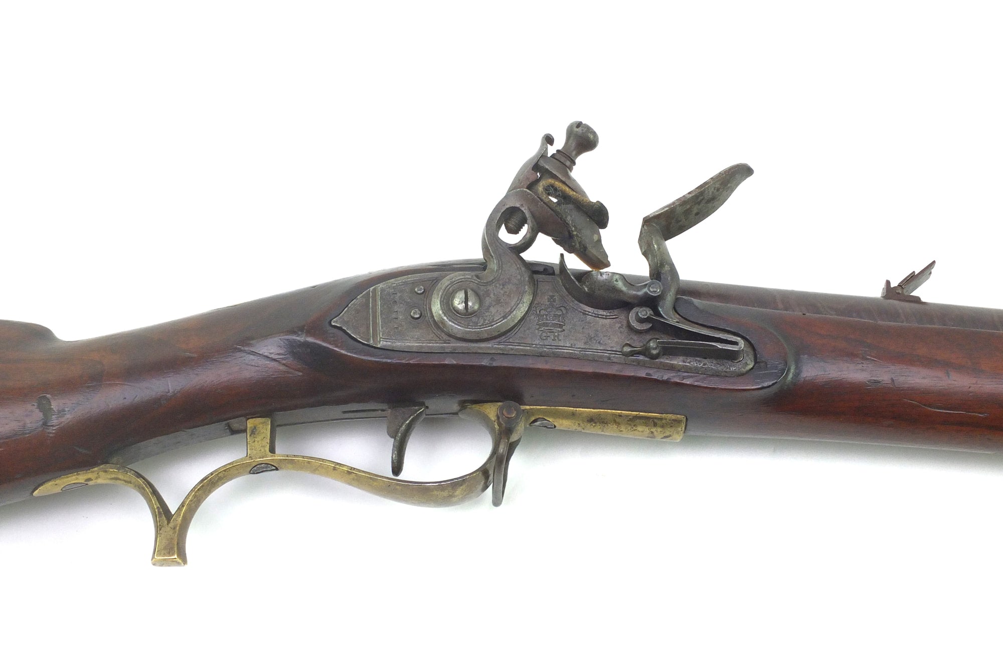 Raker Rifle Volunteer Baker Flintlock Rifle by I. Gill, fine. SN 9021 – West Street ...