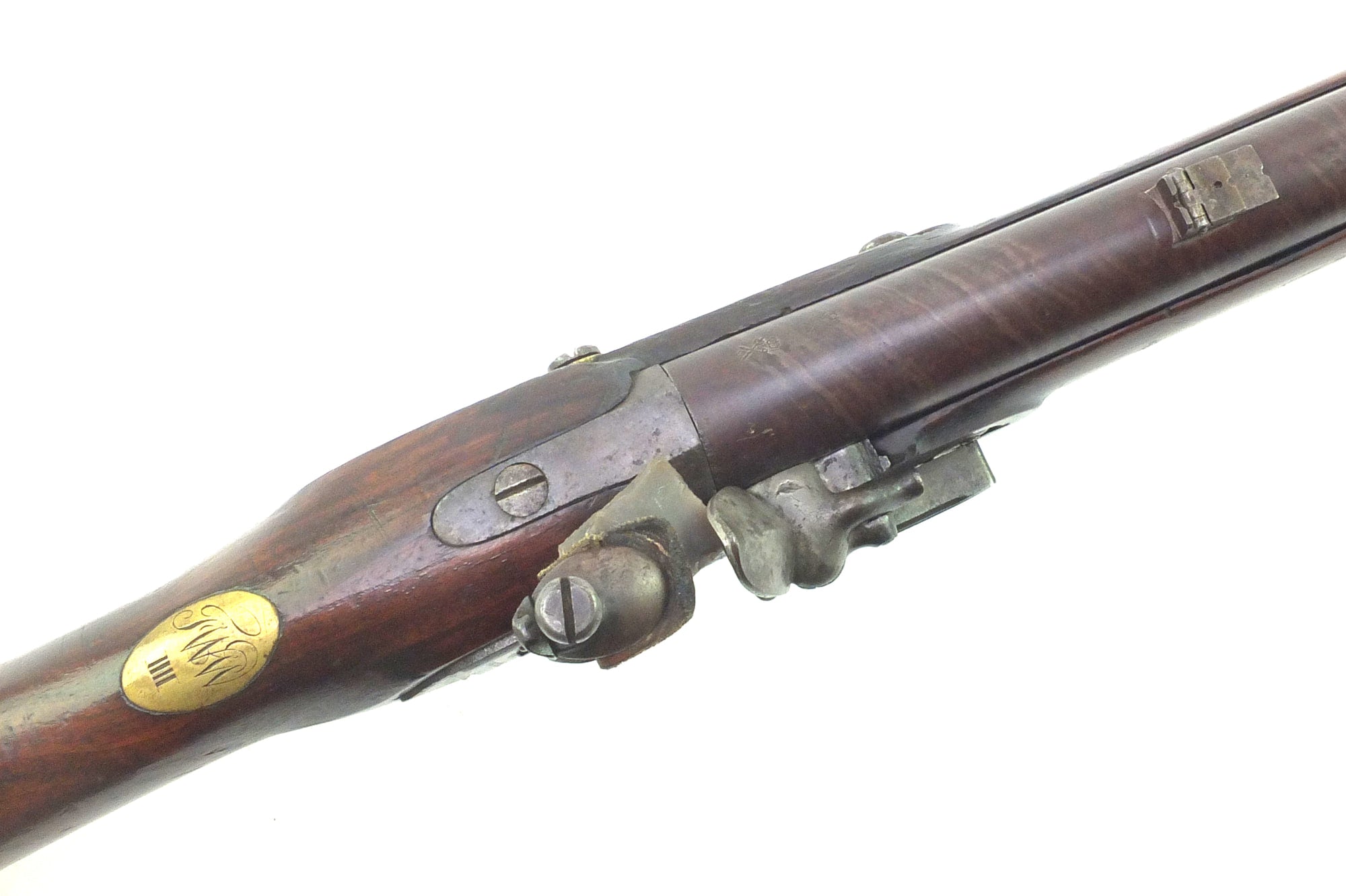 Raker Rifle Volunteer Baker Flintlock Rifle by I. Gill, fine. SN 9021 – West Street ...